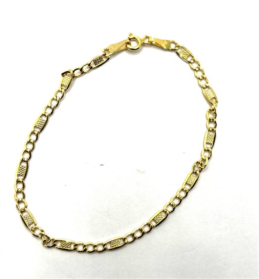 Bracciale Domar Uomo Bracciale oro 18k in Oro BROR-327-280 - BROR-327-280